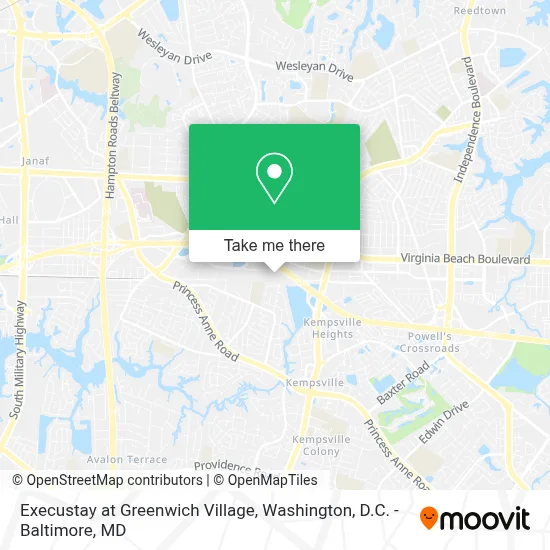Execustay at Greenwich Village map