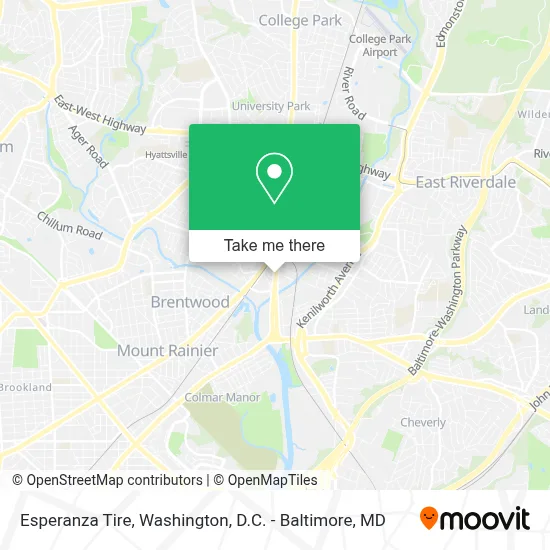 Esperanza Tire map