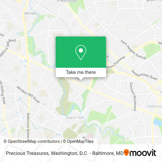 Precious Treasures map