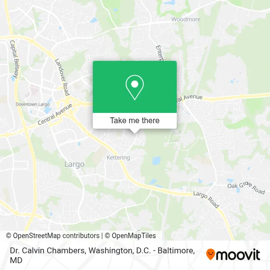 Dr. Calvin Chambers map