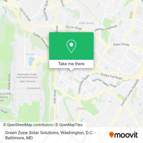 Green Zone Solar Solutions map