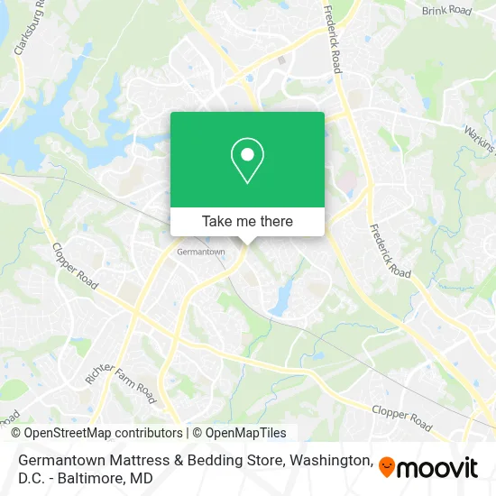 Germantown Mattress & Bedding Store map