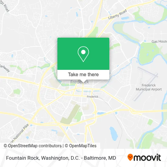 Fountain Rock map