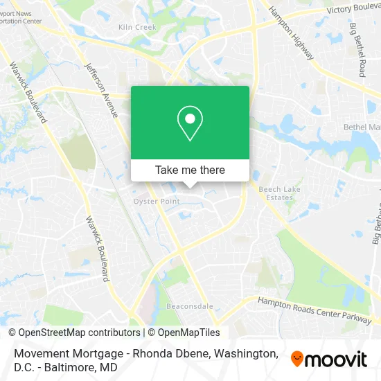 Movement Mortgage - Rhonda Dbene map