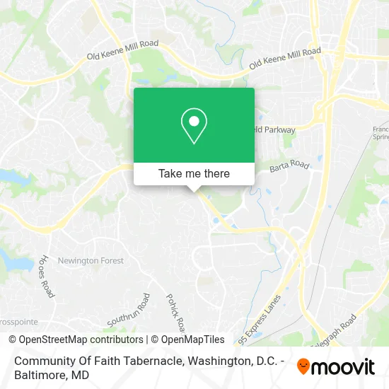 Community Of Faith Tabernacle map