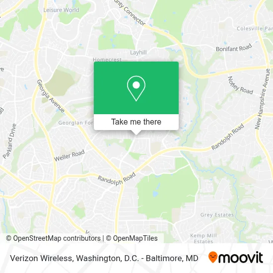 Verizon Wireless map
