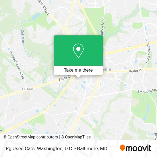 Rg Used Cars map