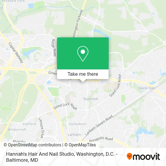 Hannah's Hair And Nail Studio map