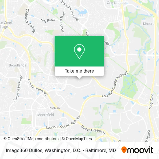 Image360 Dulles map