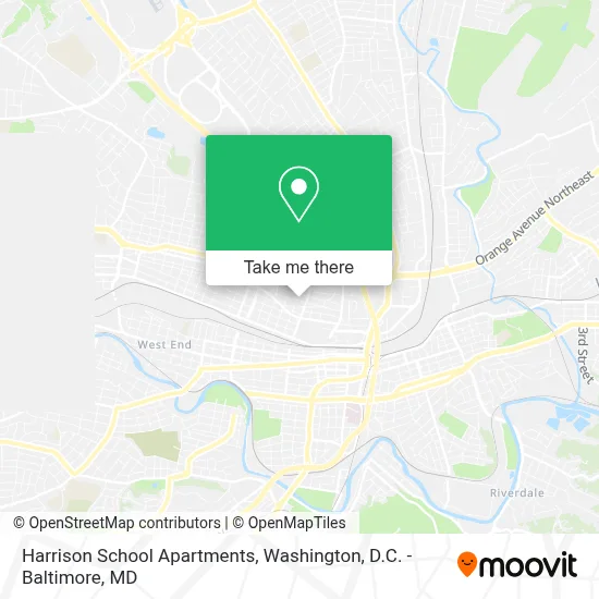 Harrison School Apartments map