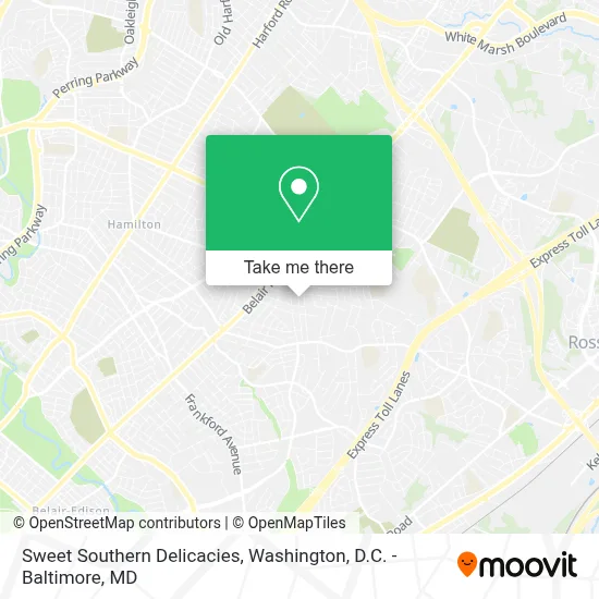 Sweet Southern Delicacies map