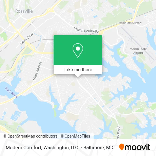 Modern Comfort map