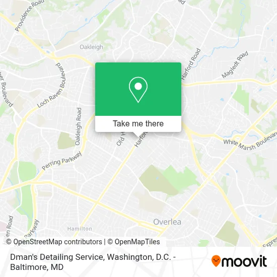 Dman's Detailing Service map
