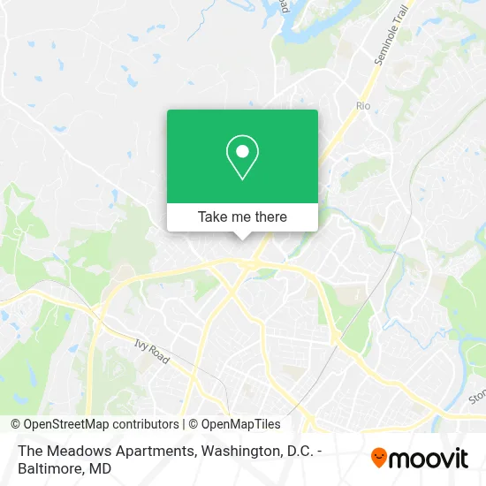The Meadows Apartments map