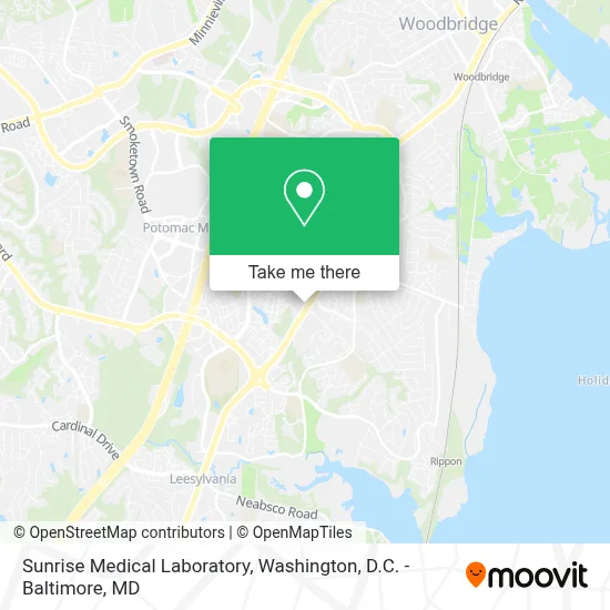 Sunrise Medical Laboratory map