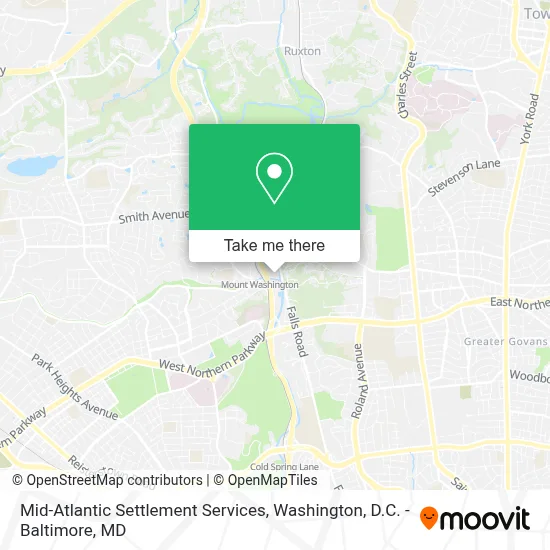 Mid-Atlantic Settlement Services map