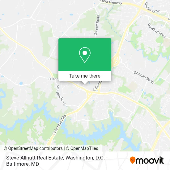Steve Allnutt Real Estate map