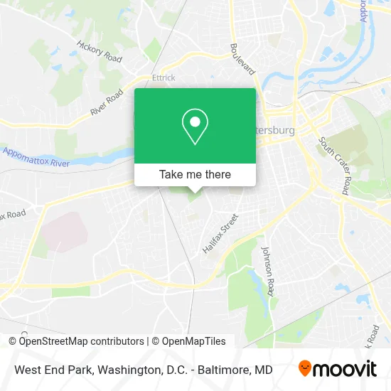 West End Park map