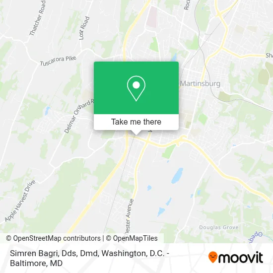 Simren Bagri, Dds, Dmd map