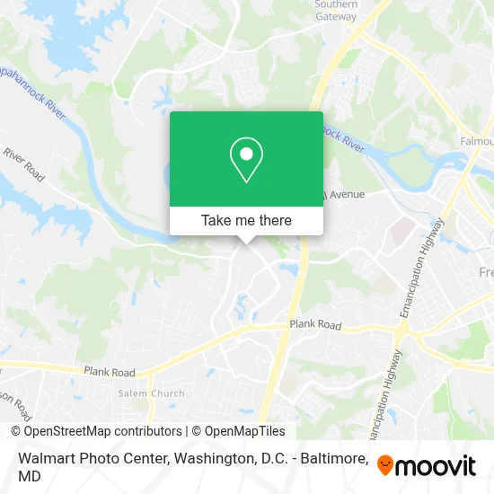 Walmart Photo Center map