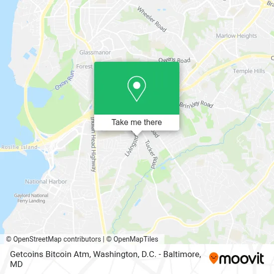 Getcoins Bitcoin Atm map