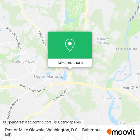 Pastor Mike Olawale map