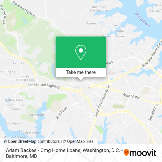 Adam Backes - Cmg Home Loans map