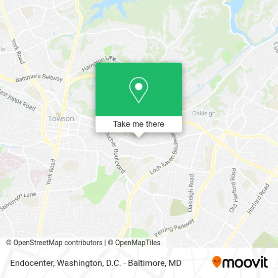 Endocenter map