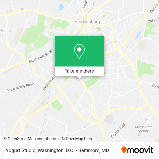 Yogurt Studio map