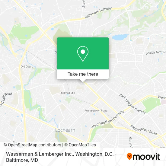 Wasserman & Lemberger Inc. map