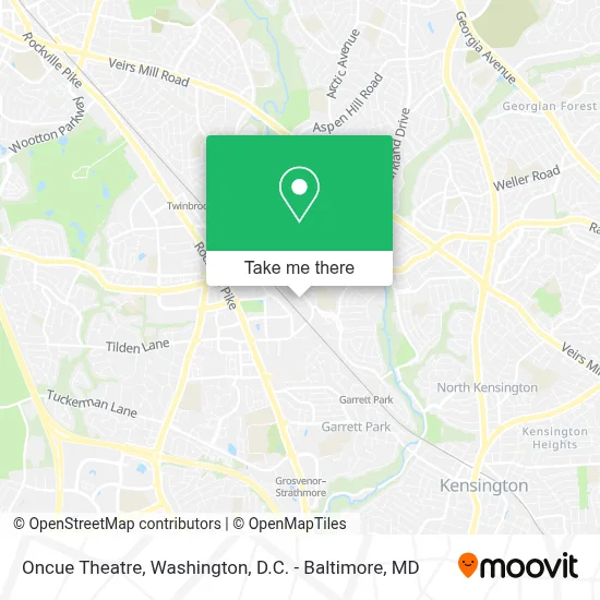 Oncue Theatre map
