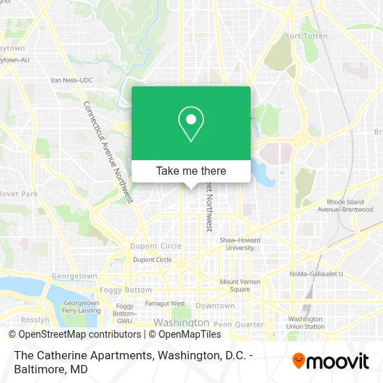 The Catherine Apartments map