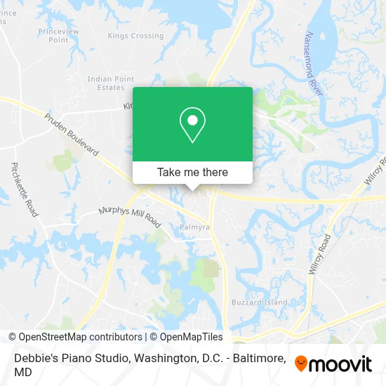 Debbie's Piano Studio map