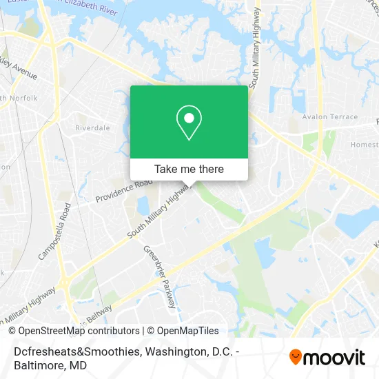 Dcfresheats&Smoothies map