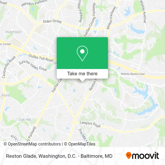 Reston Glade map