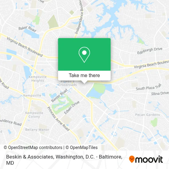 Beskin & Associates map