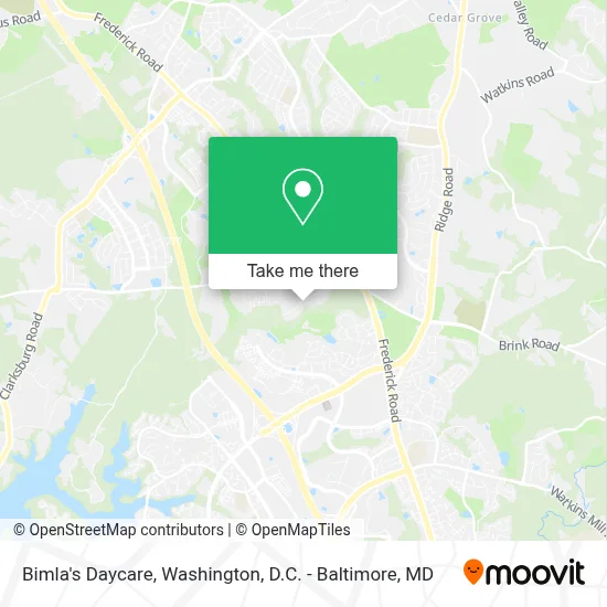 Bimla's Daycare map