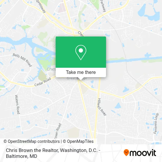 Chris Brown the Realtor map