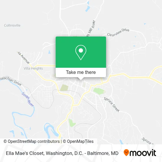 Ella Mae's Closet map