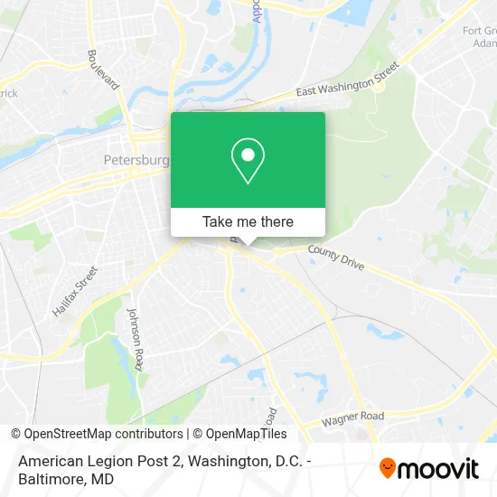 American Legion Post 2 map