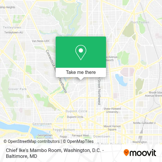 Chief Ike's Mambo Room map