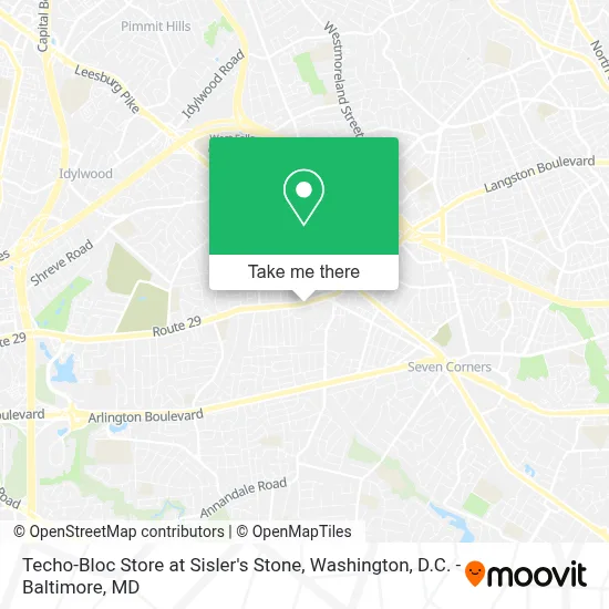 Techo-Bloc Store at Sisler's Stone map