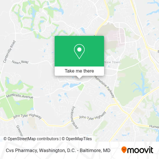 Cvs Pharmacy map
