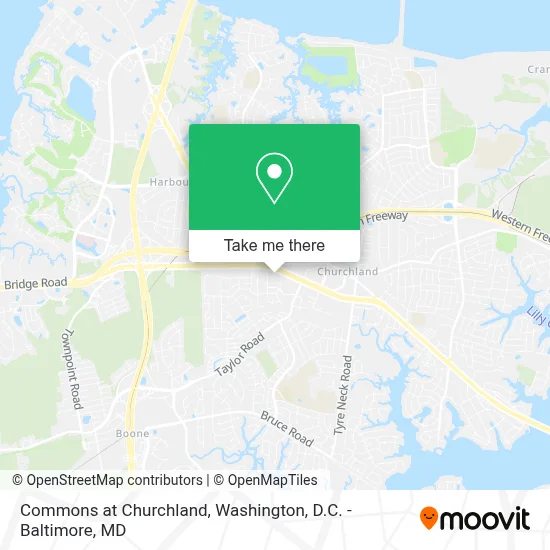 Commons at Churchland map