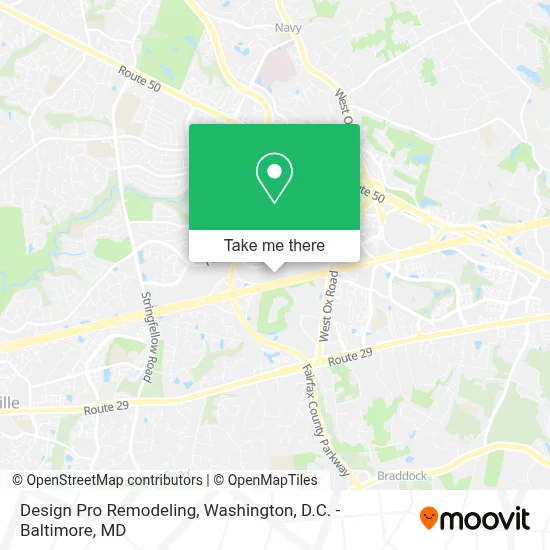 Design Pro Remodeling map