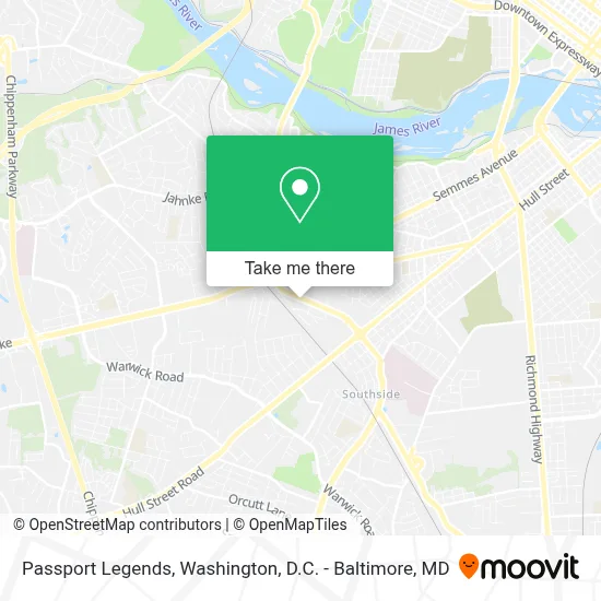 Passport Legends map