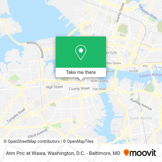 Atm Pnc at Wawa map