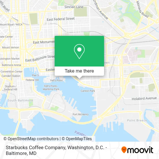 Starbucks Coffee Company map