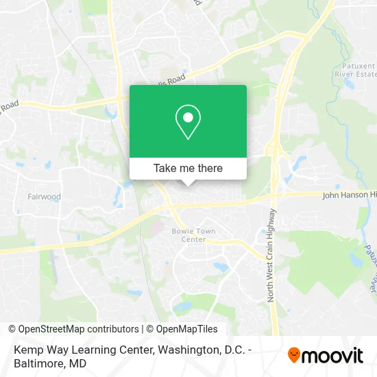Kemp Way Learning Center map