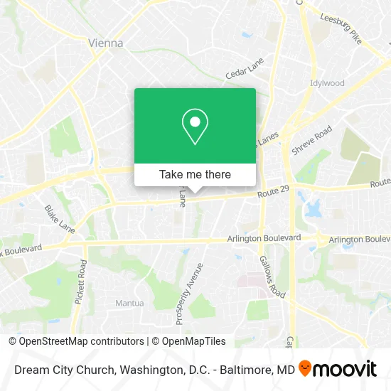 Dream City Church map